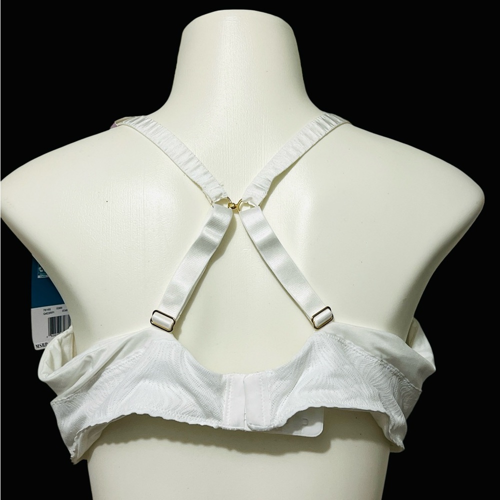 Vanity Fair Effortless Convertable Underwire Bra 78165 White Size 40D - Picture 9 of 11